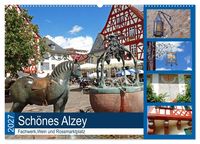 Produktbild: Sch&ouml;nes Alzey - Fachwerk, Wein und Rossmarktplatz (Wandkalender 2027 DIN A2 quer), CALVENDO Monatskalender