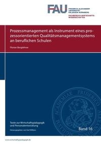 Produktbild: Texte zur Wirtschaftsp&auml;dagogik und Personalentwicklung / Prozessmanagement als Instrument eines prozessorientierten Qualit&auml;tsmanagementsystems an beru