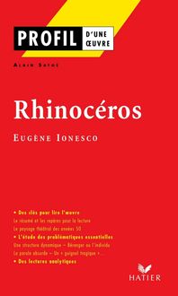 Produktbild: Profil - Ionesco (Eug&egrave;ne) : Rhinoc&eacute;ros