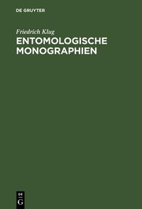 Produktbild: Entomologische Monographien