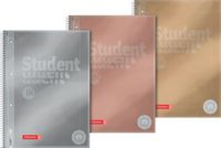Produktbild: Brunnen Collegeblock Premium Student A4 Metallic, Lineatur 27, farblich sortiert, 1 St&uuml;ck