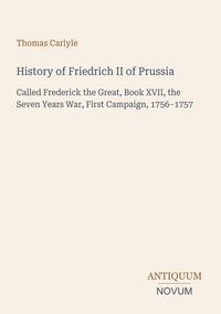 Produktbild: History of Friedrich II of Prussia