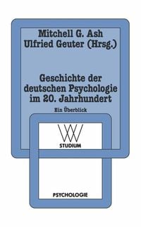 Produktbild: Geschichte der deutschen Psychologie im 20. Jahrhundert