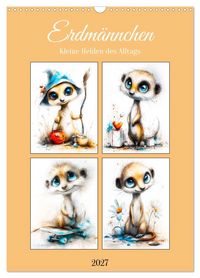 Produktbild: Erdm&auml;nnchen. Kleine Helden des Alltags (Wandkalender 2027 DIN A3 hoch), CALVENDO Monatskalender