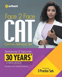 Produktbild: Face To Face CAT 30 Years (1993-2022) Sectionwise & Topicwise solved paper 2023