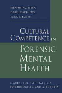 Produktbild: Cultural Competence in Forensic Mental Health