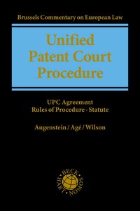 Produktbild: Unified Patent Court Procedure