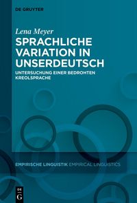 Produktbild: Sprachliche Variation in Unserdeutsch