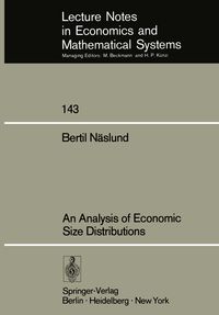 Produktbild: An Analysis of Economic Size Distributions