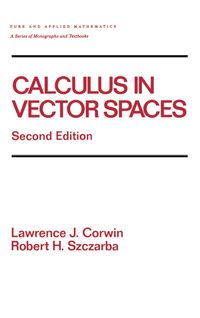 Produktbild: Calculus in Vector Spaces, Revised Expanded