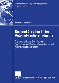 Produktbild: Demand Creation in der Automobilzulieferindustrie