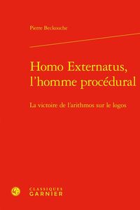 Produktbild: Homo Externatus, l Homme Procedural: La Victoire de l Arithmos sur