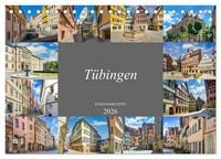 Produktbild: T&uuml;bingen Stadtansichten (Tischkalender 2026 DIN A5 quer), CALVENDO Monatskalender