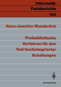 Produktbild: Probabilistische Verfahren f&uuml;r den Test hochintegrierter Schaltungen