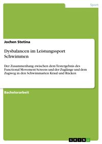 Produktbild: Dysbalancen im Leistungssport Schwimmen