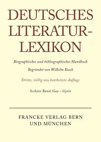 Produktbild: Deutsches Literatur-Lexikon / Gaa - Gysin