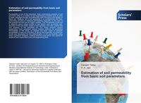 Produktbild: Estimation of soil permeability from basic soil parameters
