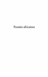 Produktbild: Pensees africaines