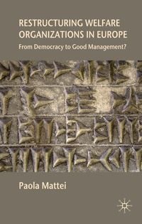 Produktbild: Restructuring Welfare Organizations in Europe
