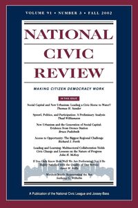 Produktbild: Natl Civic Review V91 3 Fa