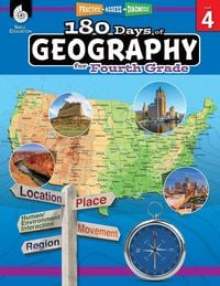 Produktbild: 180 Days of Geography for Fourth Grade