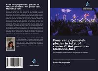 Produktbild: Fans van popmuziek: plezier in tekst of context? Het geval van Madonna-fans