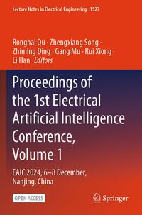 Produktbild: Proceedings of the 1st Electrical Artificial Intelligence Conference, Volume 1
