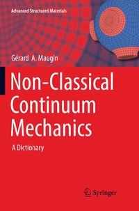 Produktbild: Non-Classical Continuum Mechanics