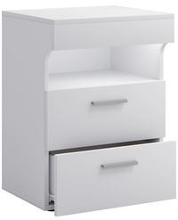 Produktbild: Holz Nachttisch Nachtschrank Schublade Slepal L