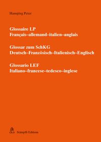 Produktbild: Glossaire LP - Glossar zum SchKG - Glossario LEF