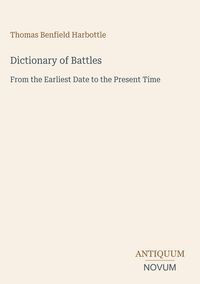 Produktbild: Dictionary of Battles