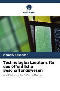 Produktbild: Technologieakzeptanz f&uuml;r das &ouml;ffentliche Beschaffungswesen