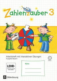 Bild vom Artikel Zahlenzauber 3. Ausgabe Bayern (Neuausgabe). Arbeitsheft mit interaktiven Übungen vom Autor Carola Schraml