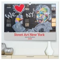 Produktbild: Street Art New York &ndash; Ikonen der Wandkunst (hochwertiger Premium Wandkalender 2026 DIN A2 quer), Kunstdruck in Hochglanz