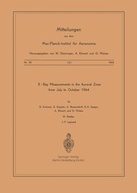 Produktbild: X-Ray Measurements in the Auroral Zone from July to October 1964