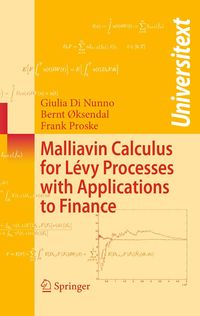 Produktbild: Malliavin Calculus for L&eacute;vy Processes with Applications to Finance