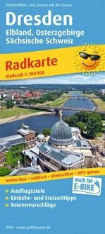 Produktbild: Publicpress Radkarte Dresden, Elbland, Osterzgebirge, S&auml;chsische Schweiz 1:100.000