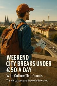 Produktbild: Weekend City Breaks Under EUR50 a Day With Culture That Counts