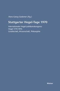 Produktbild: Stuttgarter Hegel-Tage 1970