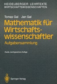 Produktbild: Mathematik f&uuml;r Wirtschaftswissenschaftler