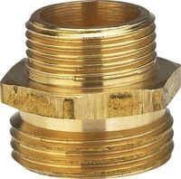 Produktbild: GARDENA 07262-20 Messing Reduzierung-Gewindenippel 26,44 mm (3/4\") AG, 20,96 mm (1/2\") AG