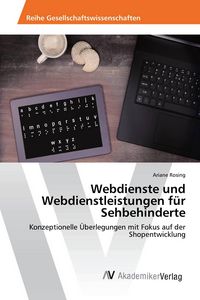 Produktbild: Webdienste und Webdienstleistungen f&uuml;r Sehbehinderte