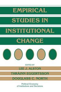 Produktbild: Empirical Studies in Institutional Change
