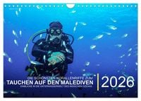 Produktbild: Die sch&ouml;nsten Korallenriffe zum Tauchen auf den Malediven (Wandkalender 2026 DIN A4 quer), CALVENDO Monatskalender