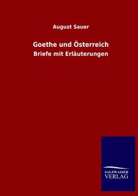 Produktbild: Goethe und &Ouml;sterreich