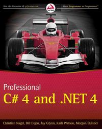 Produktbild: Professional C sharp 4 and .NET 4
