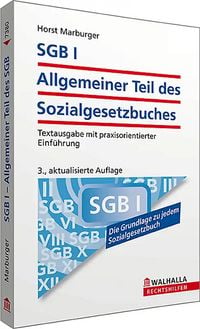 Produktbild: SGB I - Allgemeiner Teil des Sozialgesetzbuches