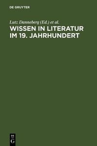 Produktbild: Wissen in Literatur im 19. Jahrhundert