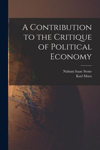 Produktbild: A Contribution to the Critique of Political Economy