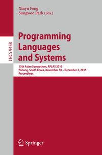 Produktbild: Programming Languages and Systems